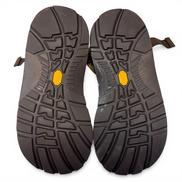 Chaco Z/1 Classic Mens Size 11 Sport Sandals Brown Olive Green Vibram Hiking - Picture 8 of 8